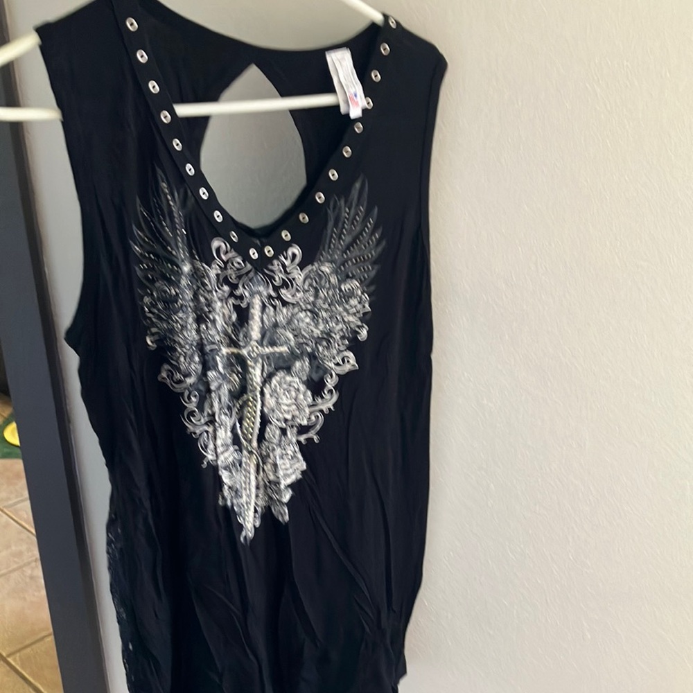 FINAL MARKDOWN Liberty wear fun and funky top xl
